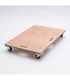 Amazon | TRUSCO(トラスコ) 木製平台車 ジュピター 450X450 φ75 200kg